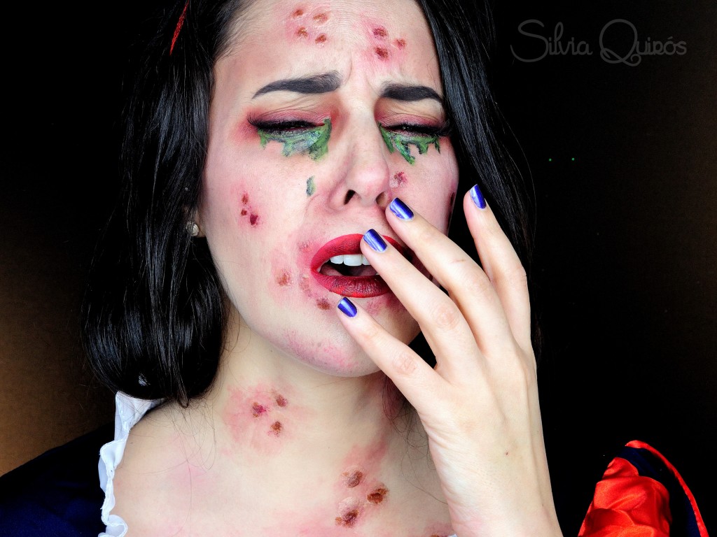 Poisoned Snow White special effects makeup tutorial