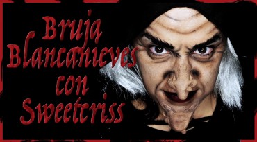 Maquillaje bruja de Blancanieves con SweetCriss