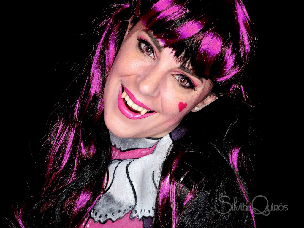 Draculaura from Monster High makeup