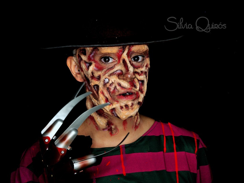 Maquillaje Freddy Krueger efectos especiales