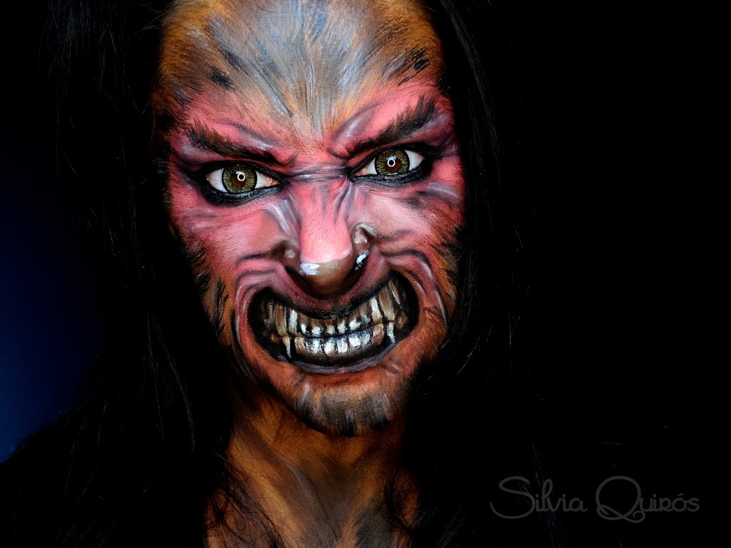 Werewolf makeup tutorial