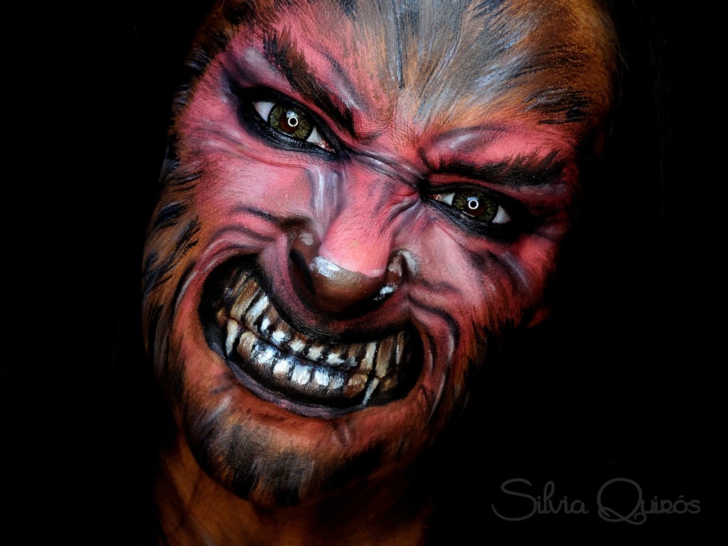 Werewolf makeup tutorial