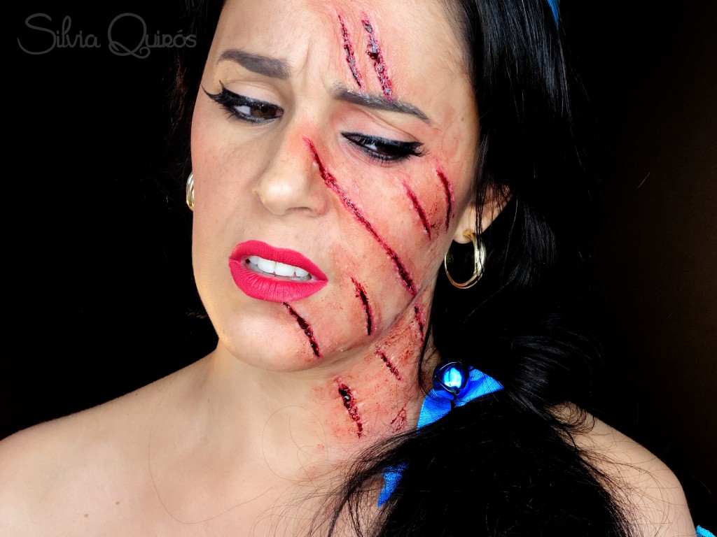 Jasmin Princess with tiger scratch special effects tutorial