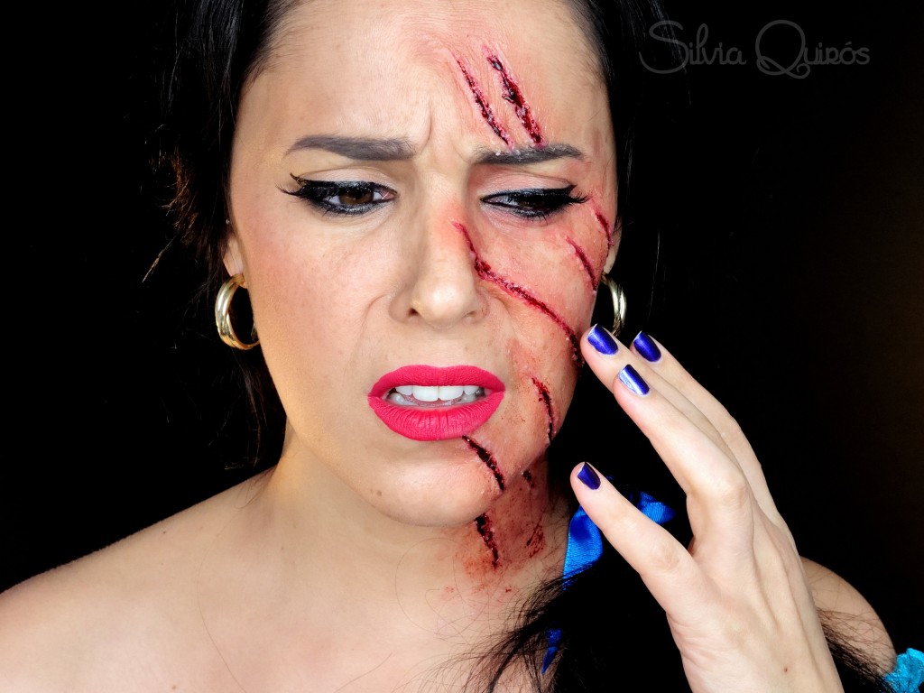 Jasmin Princess with tiger scratch special effects tutorial
