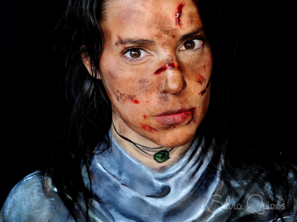 Maquillaje Lara Croft de Raise of the Tomb Raider
