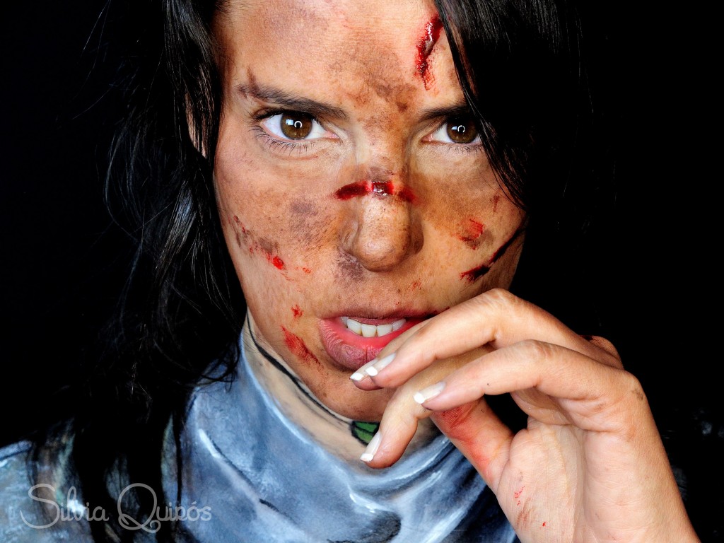 Lara Croft makeup from Raise of the Tomb Raider