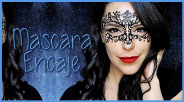 Máscara de encaje pintada tutorial