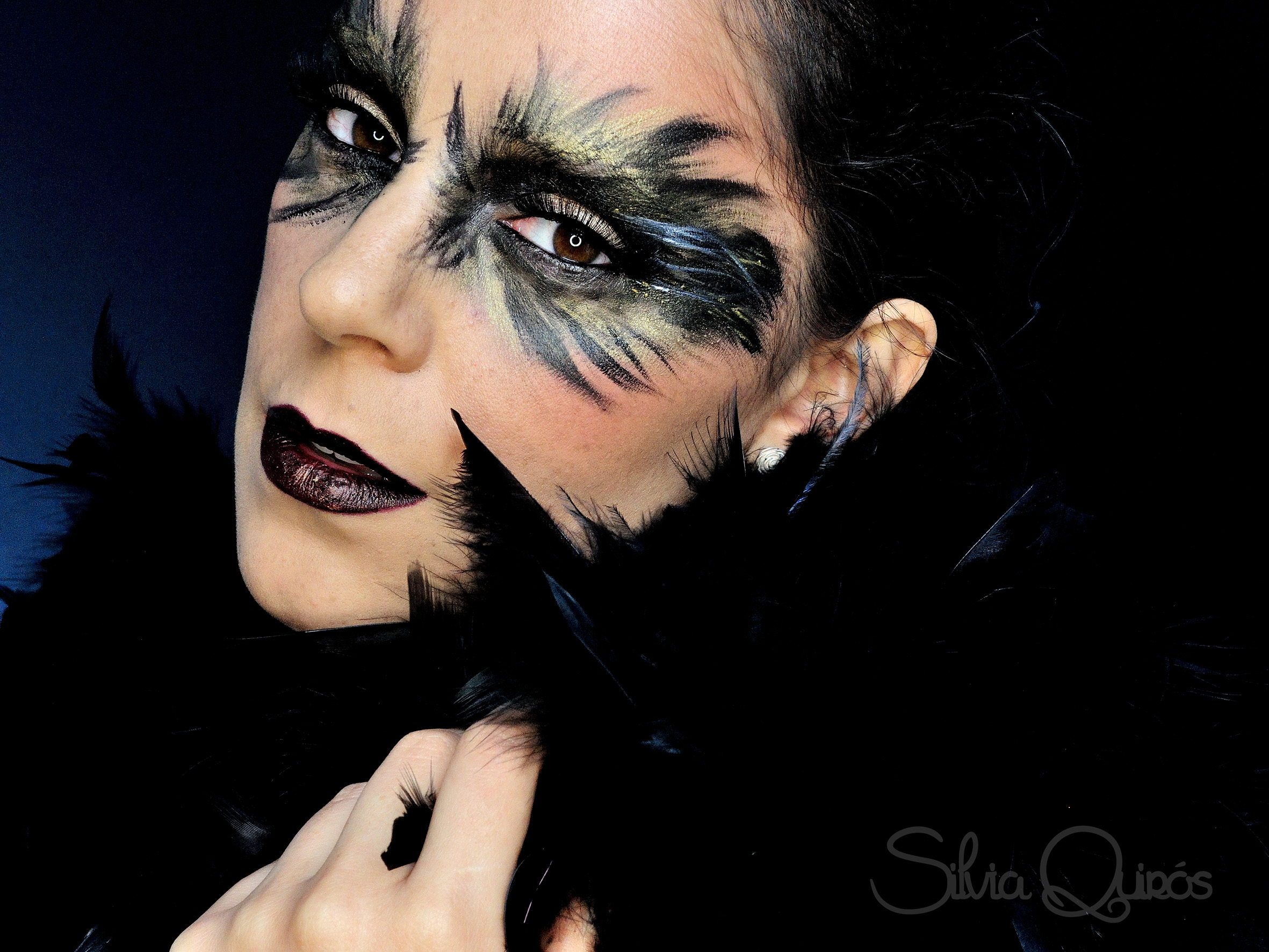 Queen Black Raven makeup tutorial.
