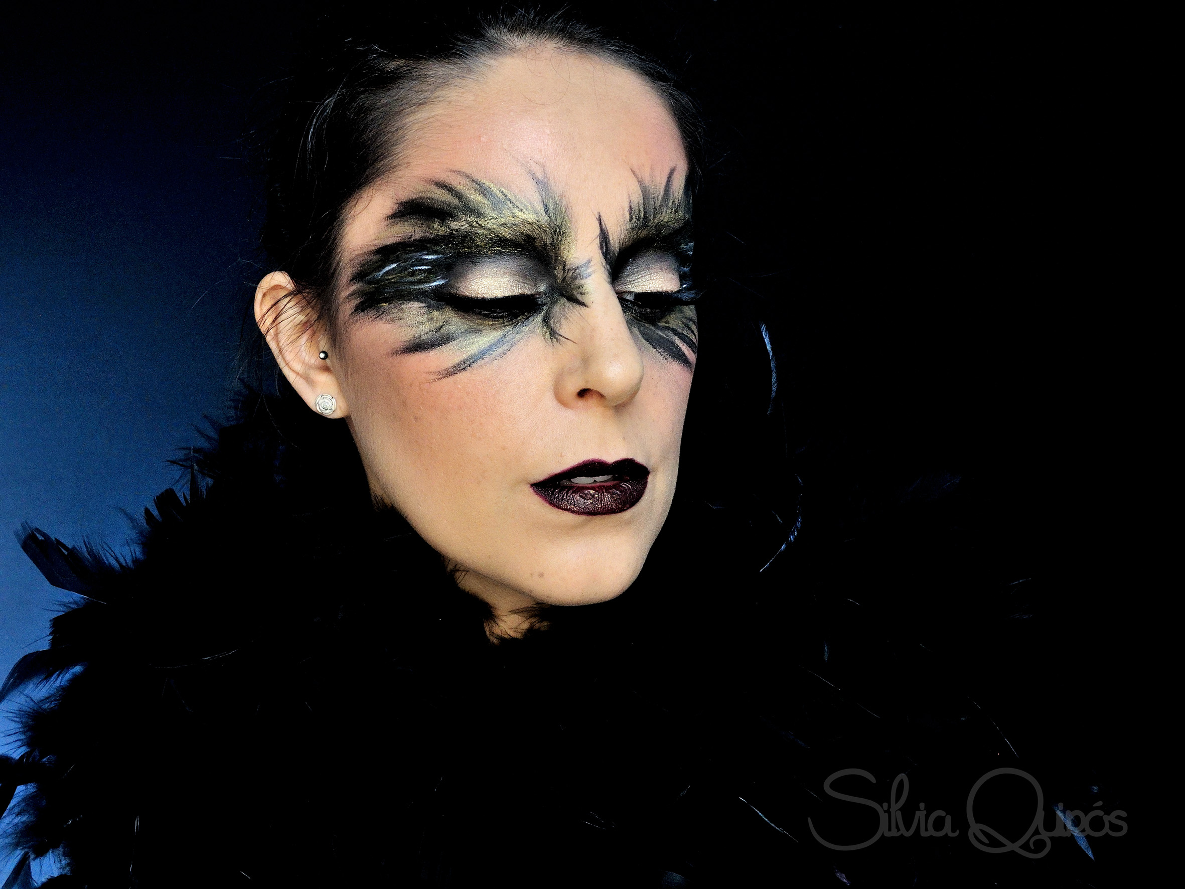Queen Black Raven makeup tutorial.