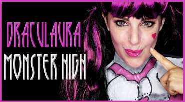 Draculaura de Monster High maquillaje