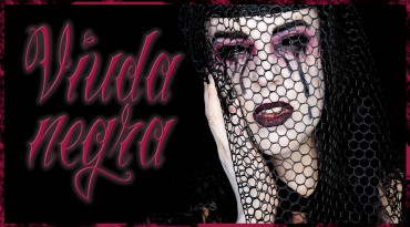 Maquillaje Viuda Negra de fantasía