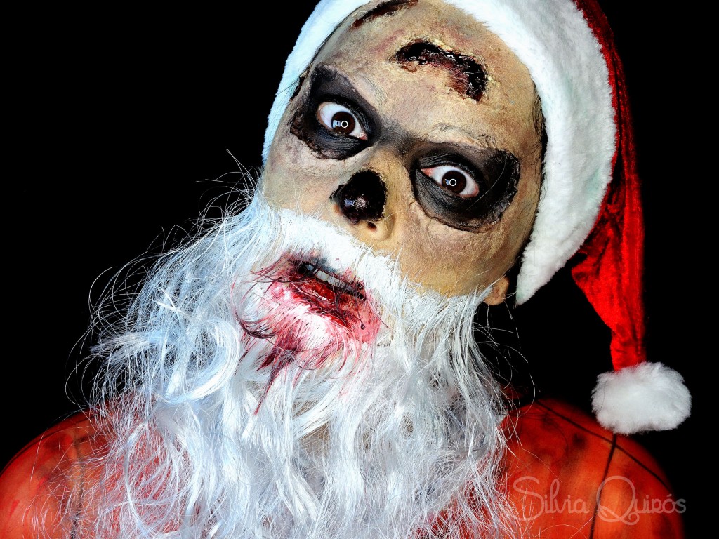 Santa Claus Zombie makeup tutorial
