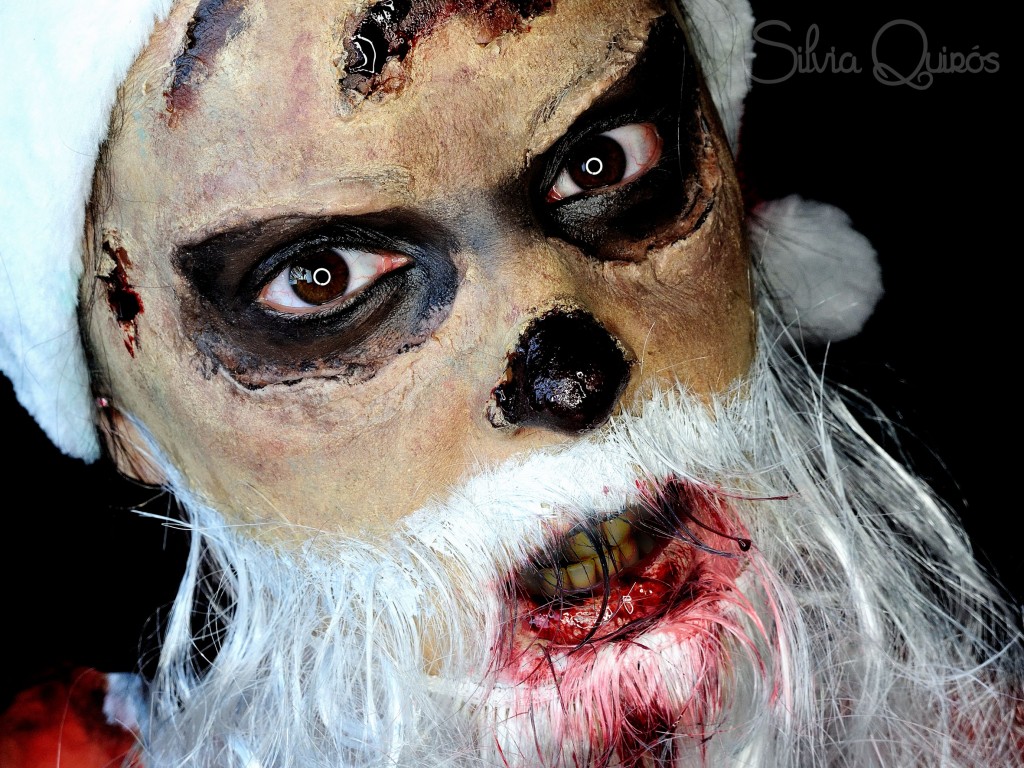 Santa Claus Zombie makeup tutorial