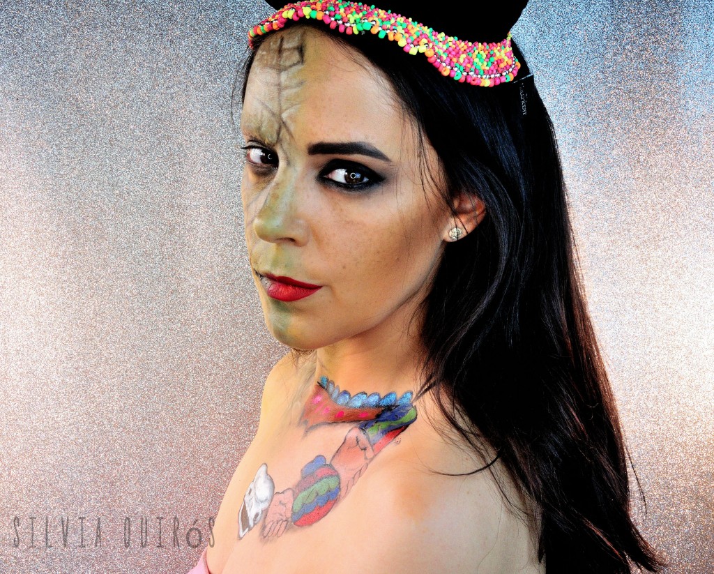 Mythological Goddesses Cuatlicue special effects makeup