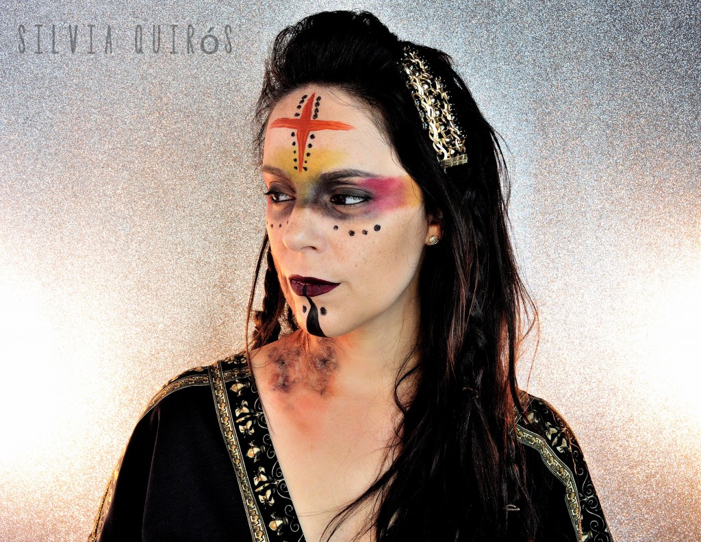 Mythological Goddesses Gullveig special effects makeup
