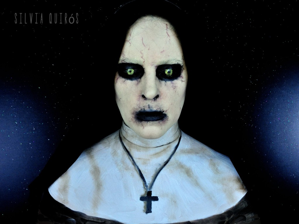 Nun from The Conjuring 2 makeup tutorial