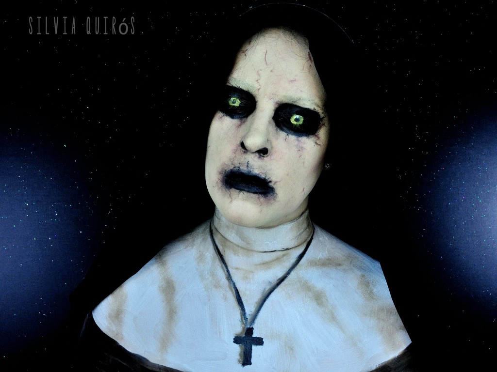 Nun from The Conjuring 2 makeup tutorial