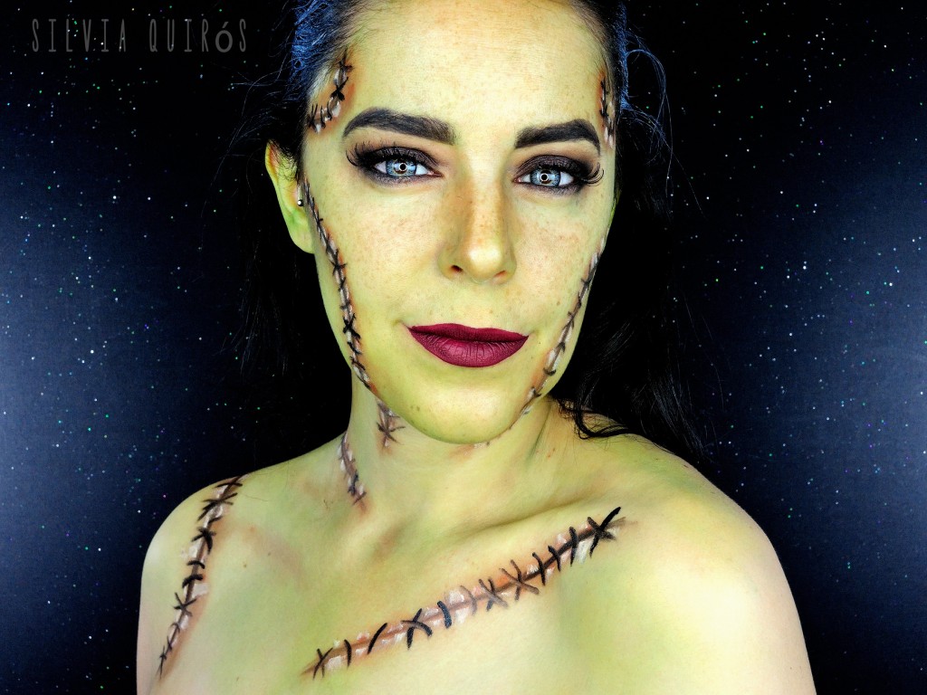 Tutorial maquillaje Novia Frankenstein