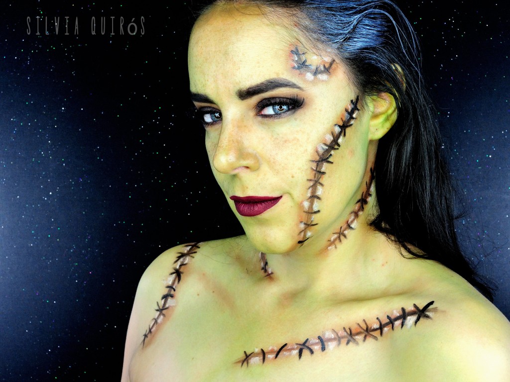 Frankenstein Bride makeup tutorial 
