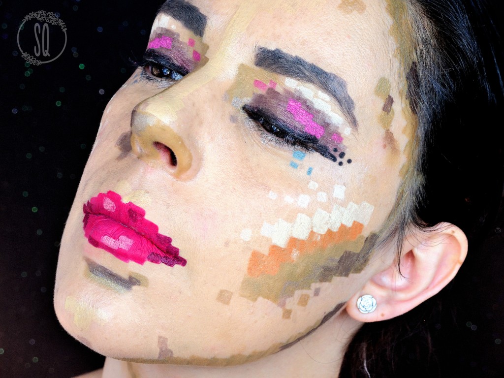 Maquillaje Fantasía Pixel Face 