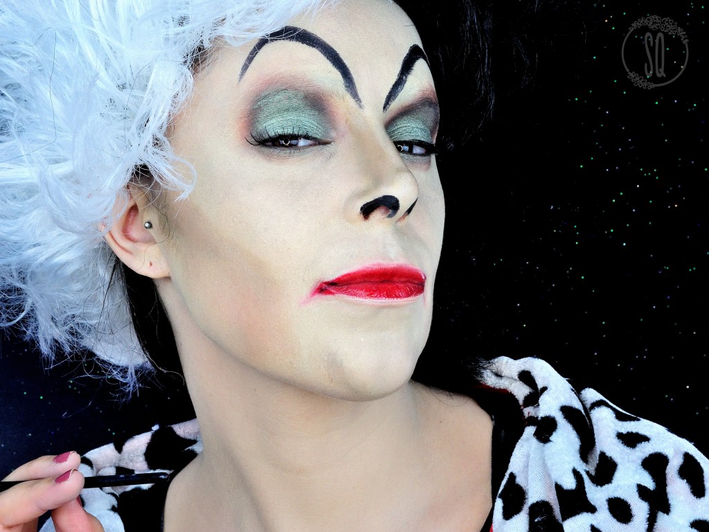 Cruella de Vil, fairy tale characters #5 Fantasy makeup