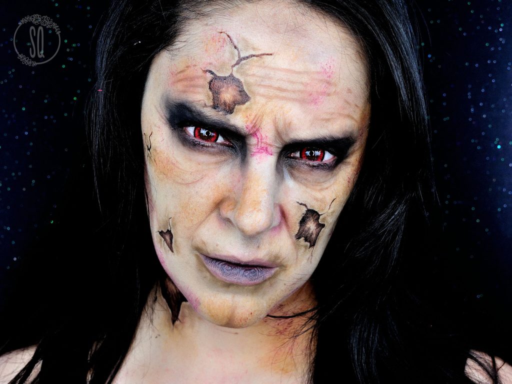 Old evil witch makeup tutorial