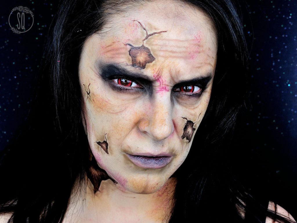 Old evil witch makeup tutorial