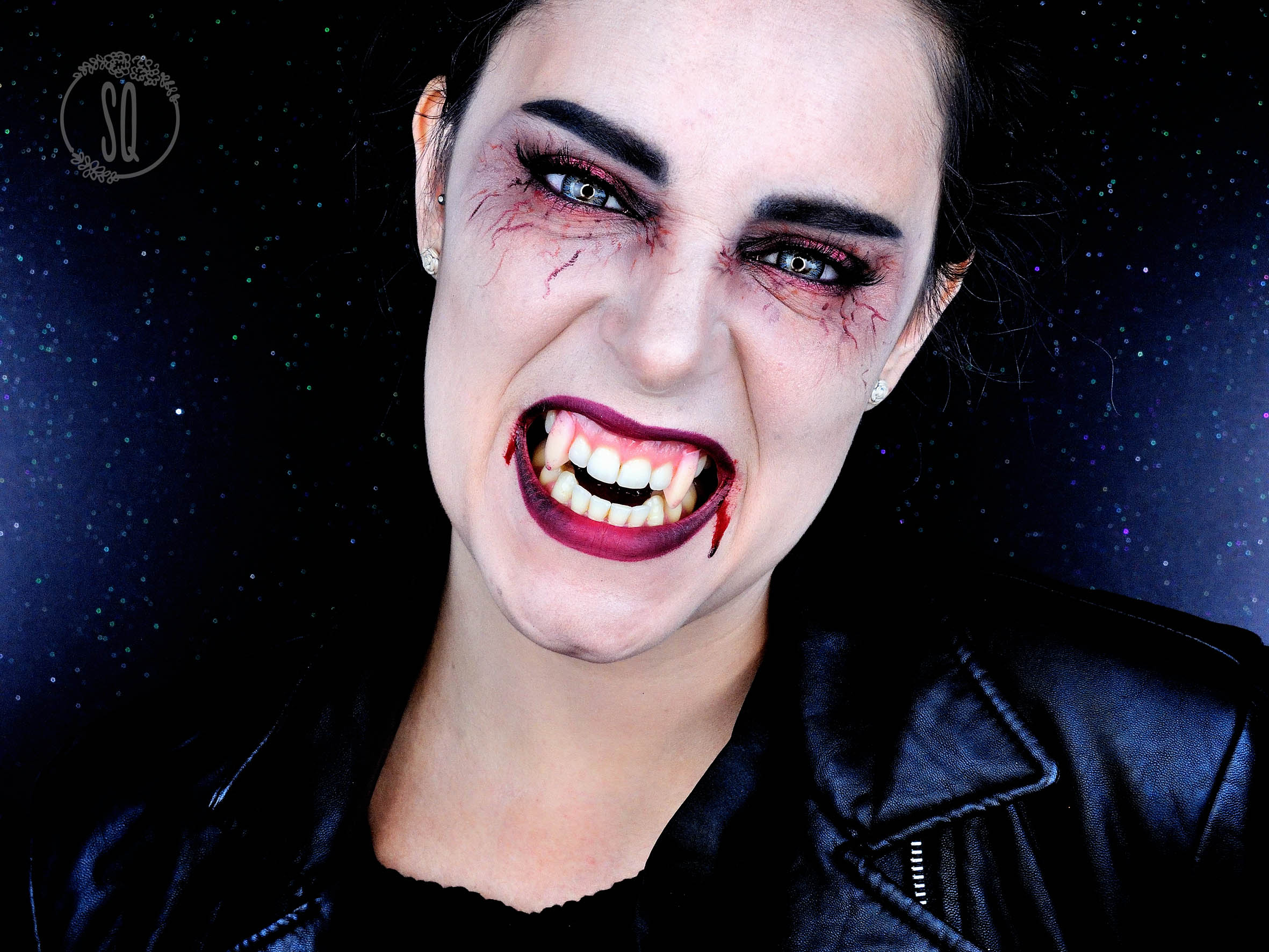 Cómo maquillarte de vampira para Halloween - Tutorial en vídeo