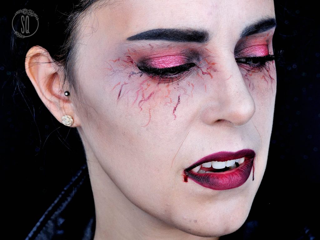 Terrifying and glam Vampire makeup tutorial