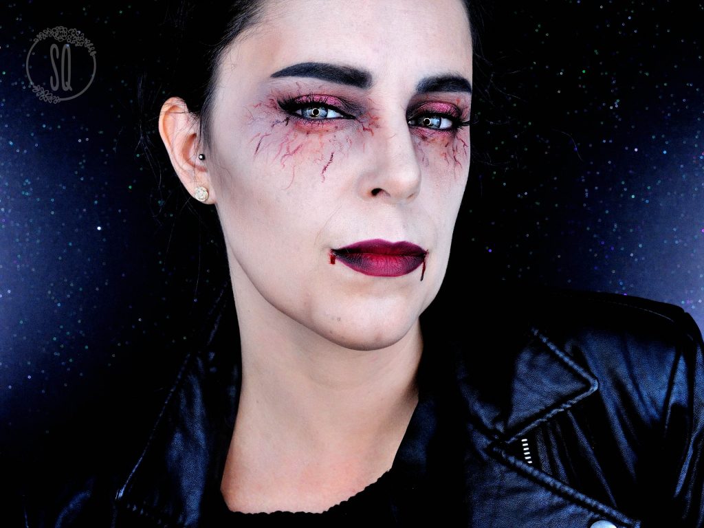 Terrifying and glam Vampire makeup tutorial