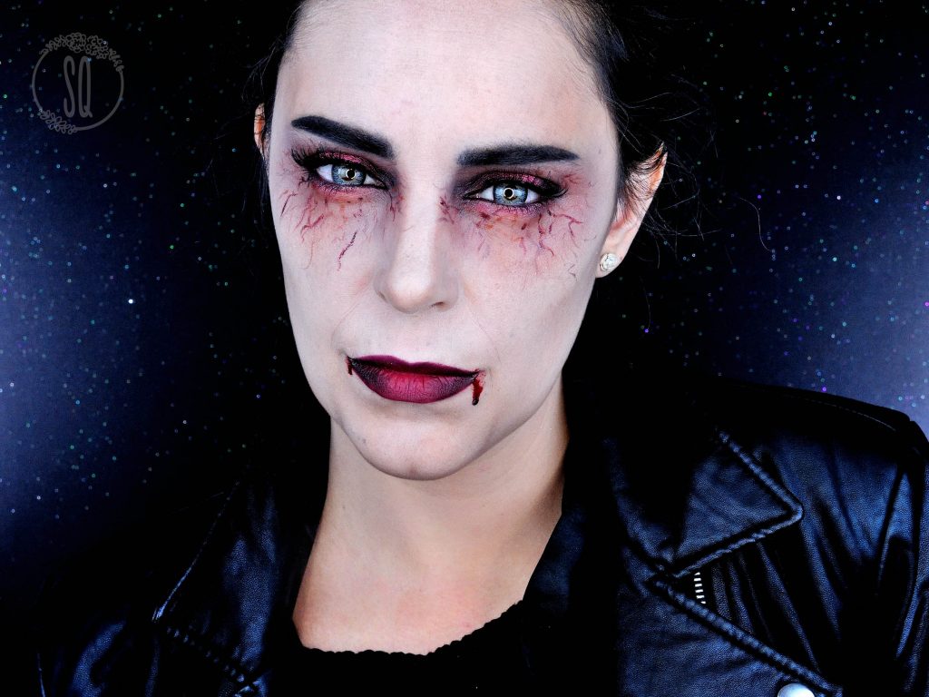 Tutorial maquillaje Vampira sexy y terrorifica para Halloween