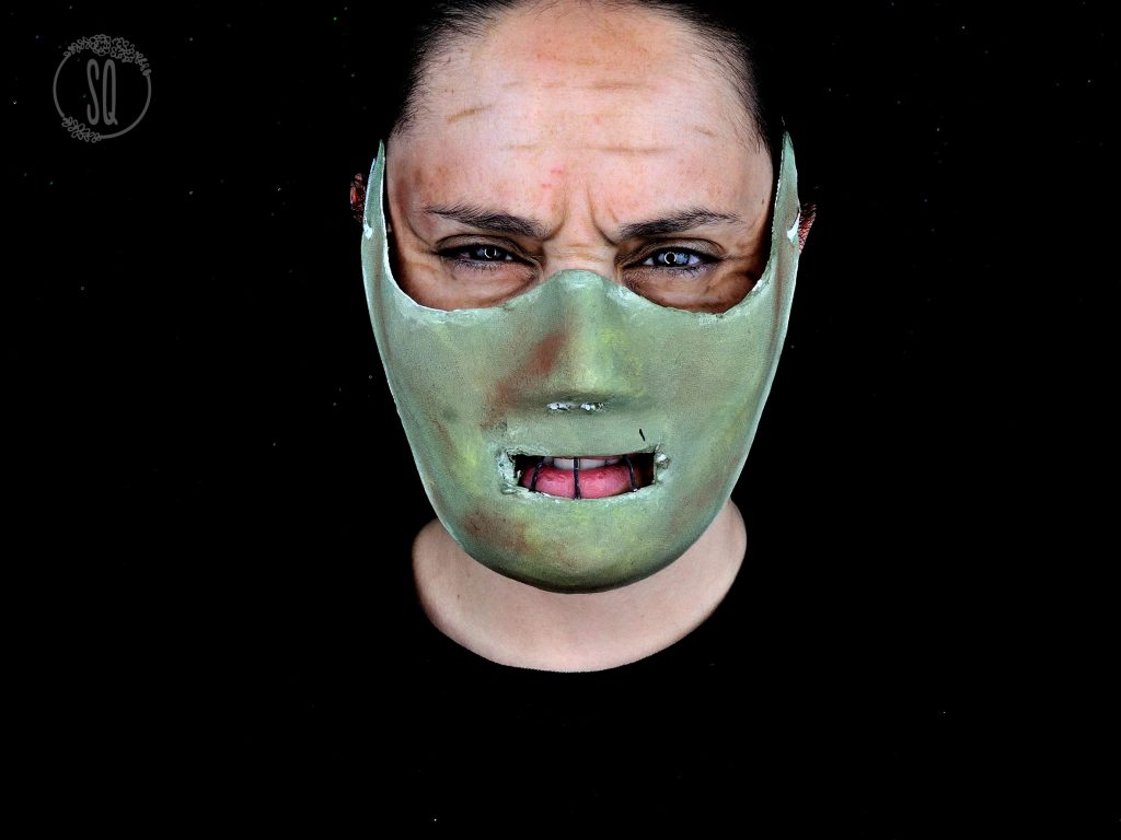 Hannibal Lecter makeup and mask tutorial for halloween