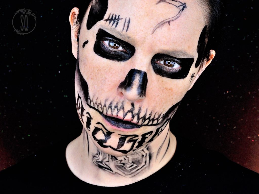 El Diablo makeup tutorial from the Suicide Squad for Halloween