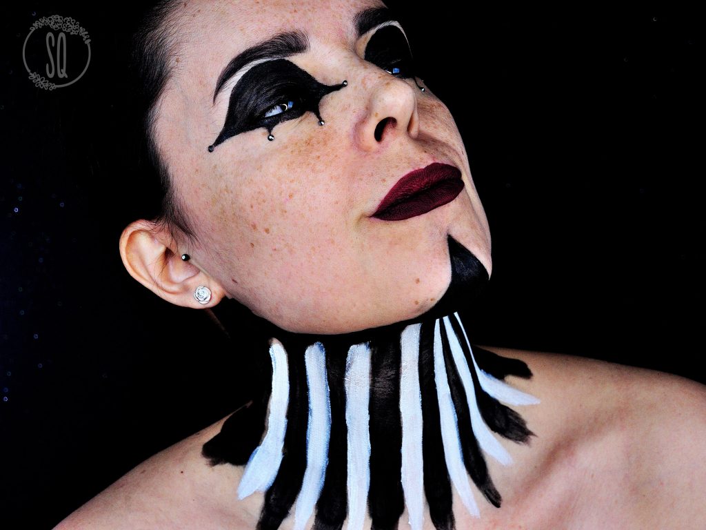Female clown makeup tutorial from Freakshow American Horror Story