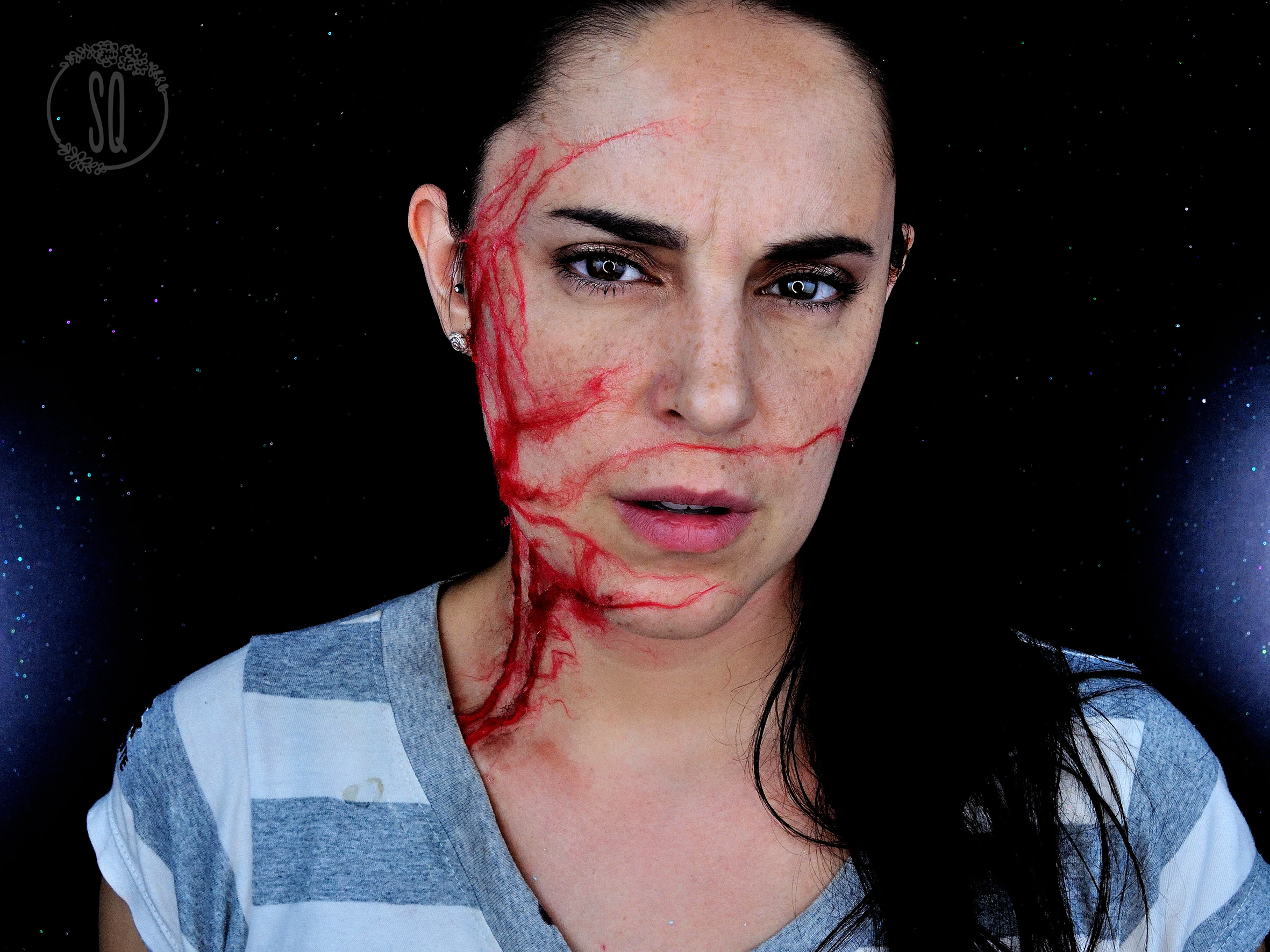 Skeleton zombie special fx makeup tutorial 