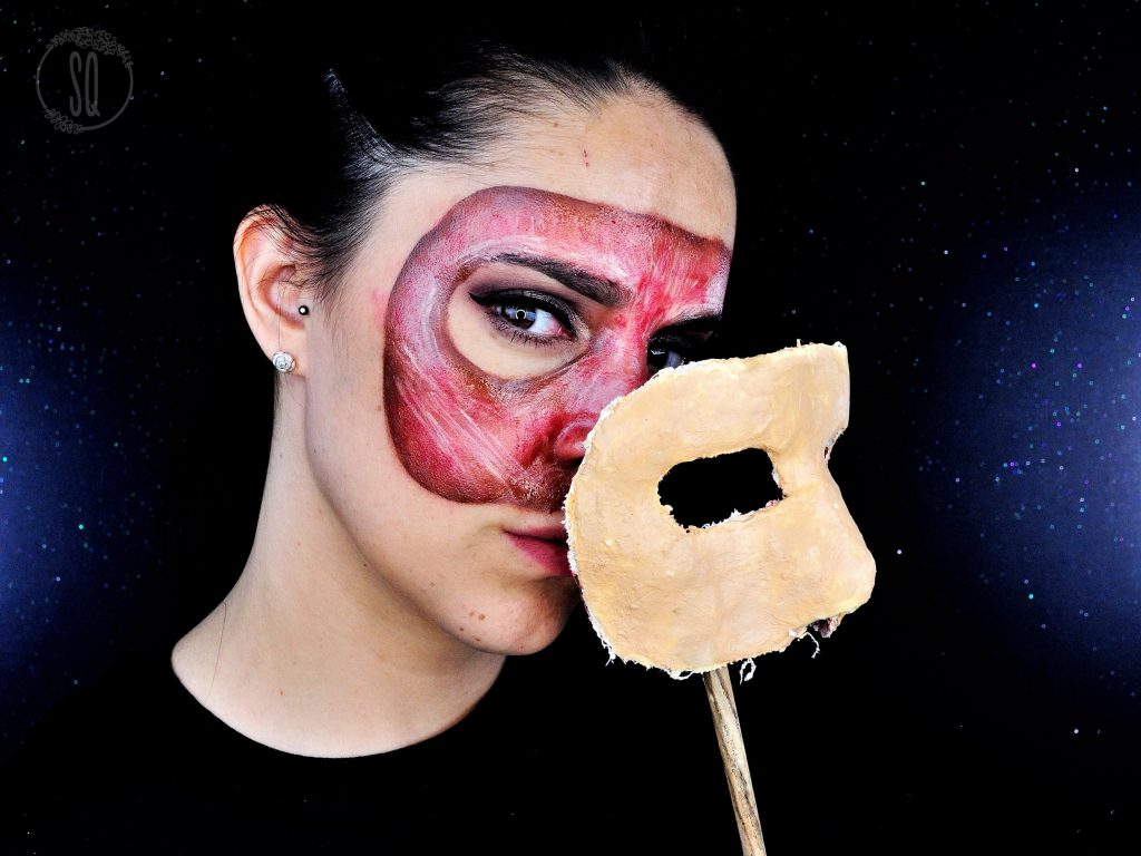 Tutorial máscara de piel y rostro sin piel para Halloween