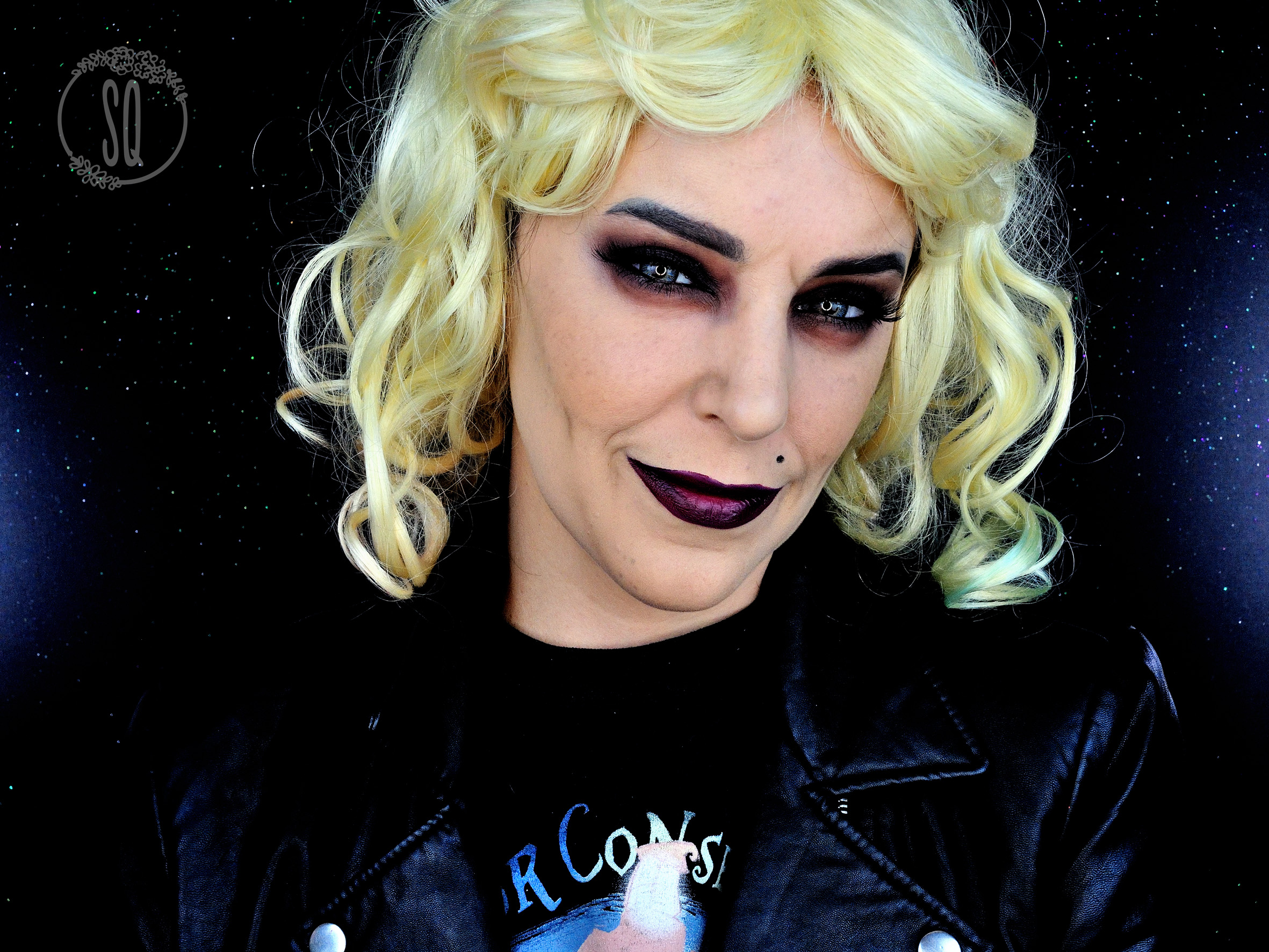 Chucky's Bride makeup tutorial for Halloween -