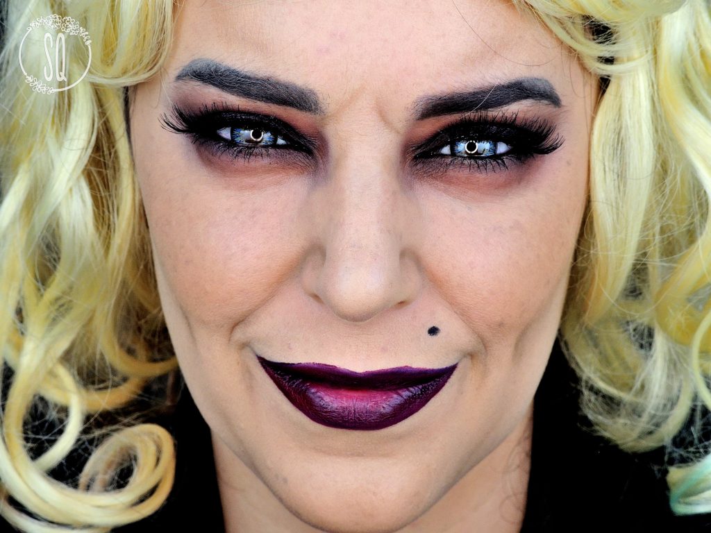 Chucky's Bride makeup tutorial for Halloween