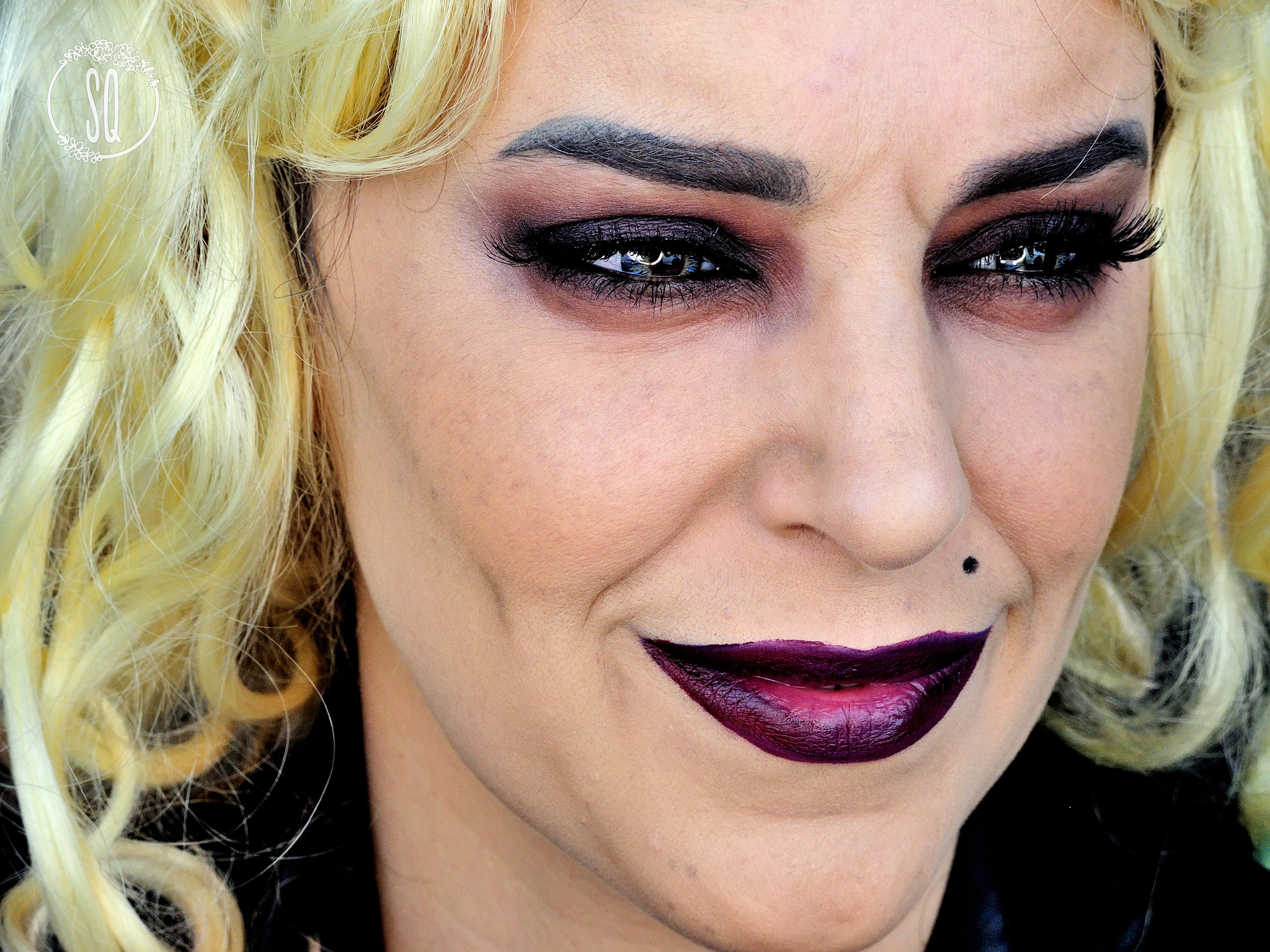 Chucky's Bride makeup tutorial for Halloween -