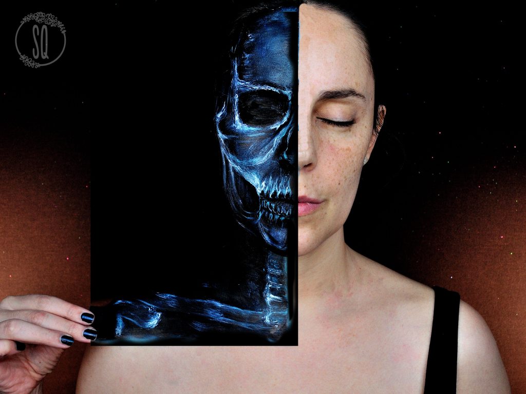 X-Rays makeup tutorial, visual illusions