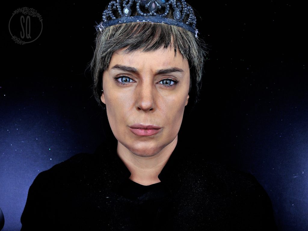 Makeup transformation into Cersei, serie Game of Thrones