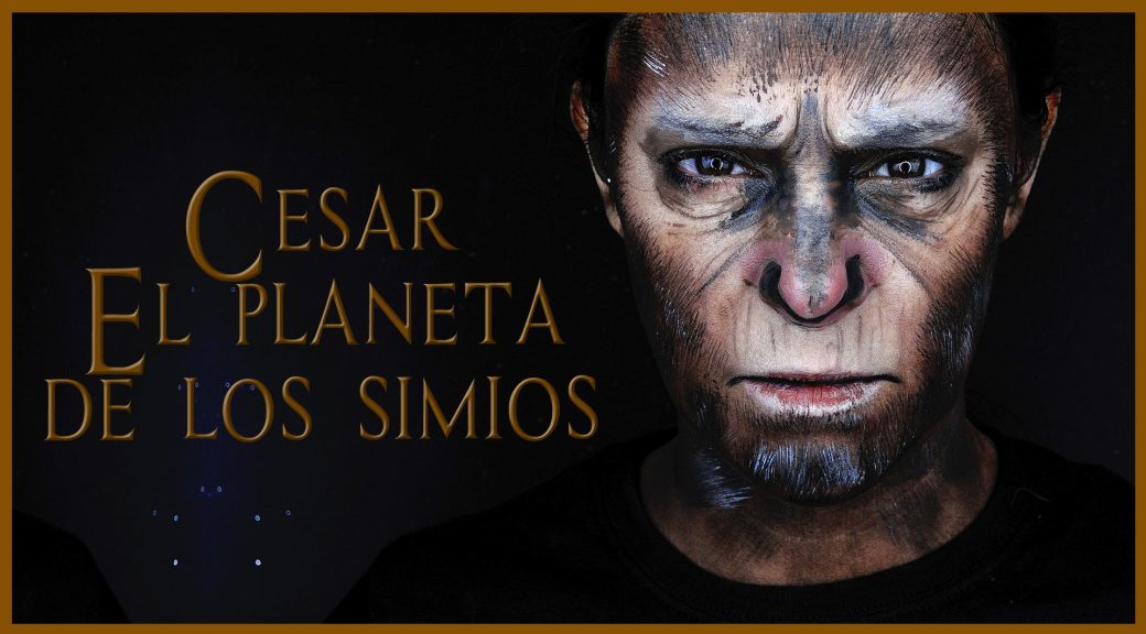 Maquillaje transformación en Cesar de El planeta de los simios