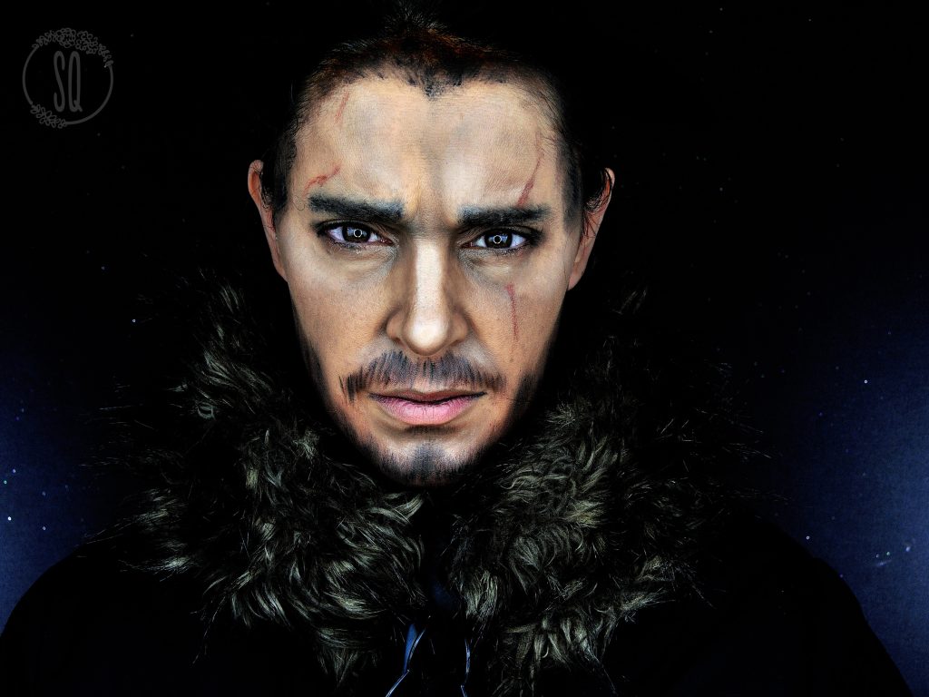 Maquillaje transformación Jon Snow, serie Juego de Tronos