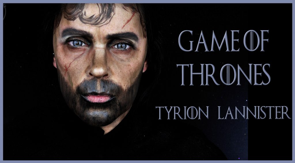 Makeup transformation into Tyrion Lannister, serie Game of Thrones