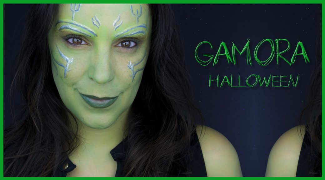 Gamora transformation makeup tutorial