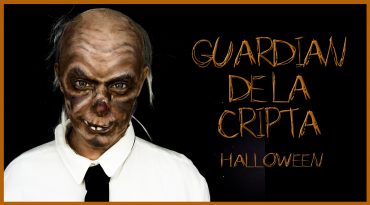 Maquillaje Guardian de la cripta para Halloween