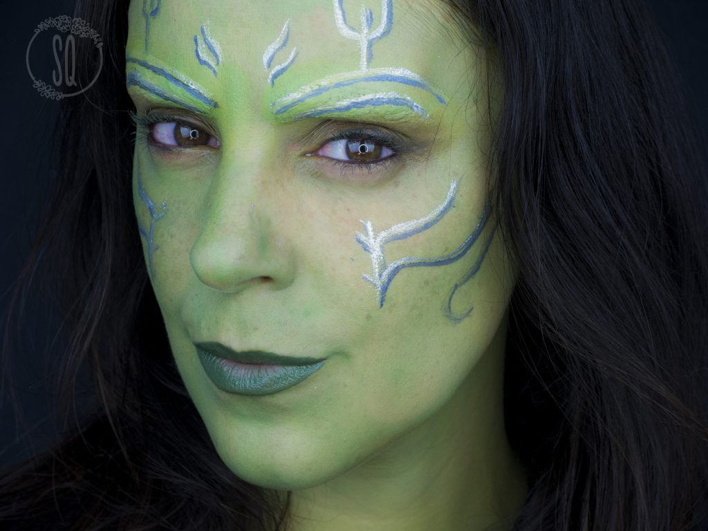 Tutorial maquillaje transformación en Gamora