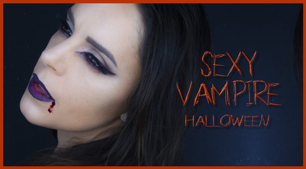 Sexy vampire makeup