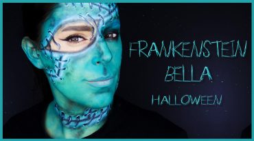 Maquillaje Frankenstein bella, face paint