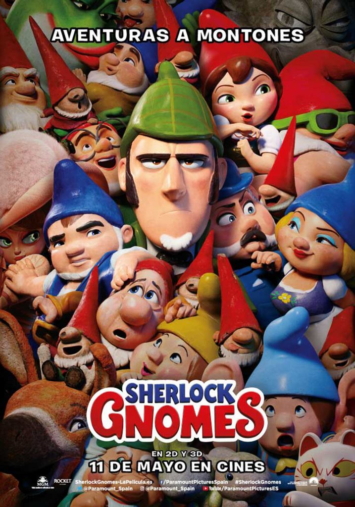 Sherlock Gnomes, película entretenida para todos los públicos